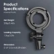 Tolifo MINI Bowens Mount Adapter for PL Series Light PL-100 PL-200