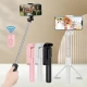 Τηλεσκοπικό Selfie Stick 3 σε 1 με Τρίποδο Bluetooth Τηλεχειριστήριο Περιστροφή 360° - Λευκό