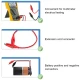 10 Τεμ. Δοκιμαστικό Σετ Ηλεκτροδίων Alligator Clip 10 Τεμ. Δοκιμαστικό Σετ Ηλεκτροδίων Alligator Clip