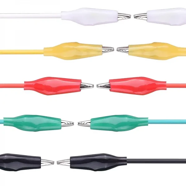 10 Τεμ. Δοκιμαστικό Σετ Ηλεκτροδίων Alligator Clip 10 Τεμ. Δοκιμαστικό Σετ Ηλεκτροδίων Alligator Clip