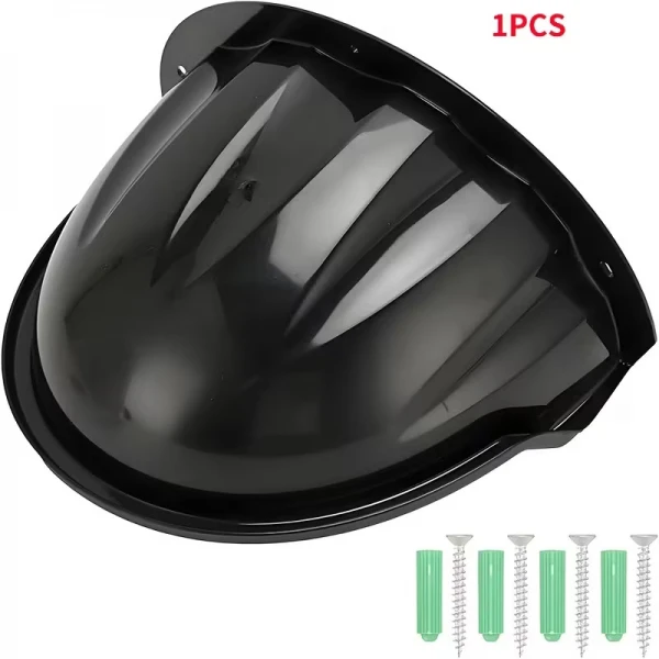 Μεγάλο Κάλυμμα βροχής κάμερας ασφαλείας CCTV 22x27 Μαύρο