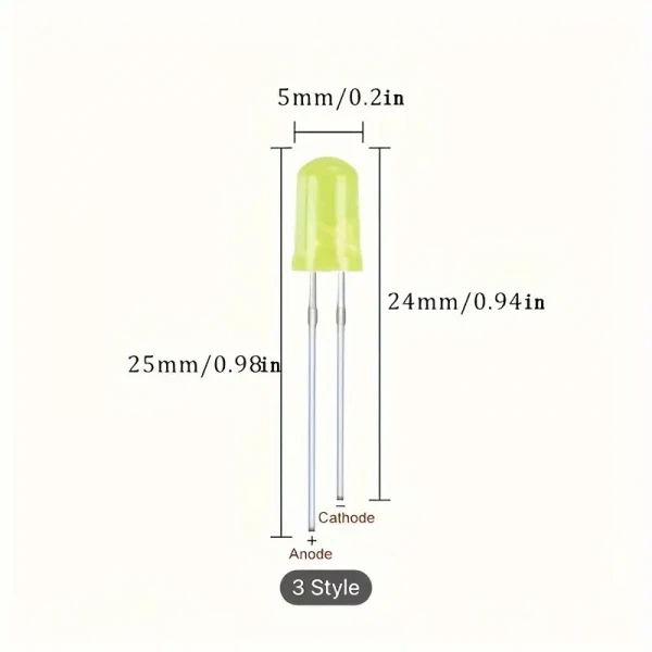 200 Τεμ. LED Diodes Assorted w Box 200 Τεμ. LED Diodes Assorted w Box