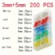 200 Τεμ. LED Diodes Assorted w Box 200 Τεμ. LED Diodes Assorted w Box