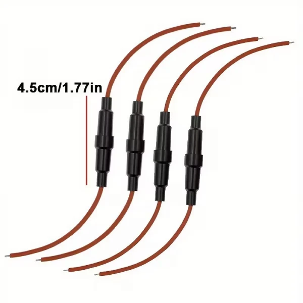 5Psc Fuse Holder, Lead Sleeve