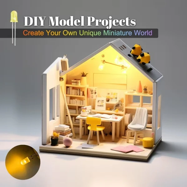 450 Τεμ. 5mm LED Δίοδοι σε Κουτί