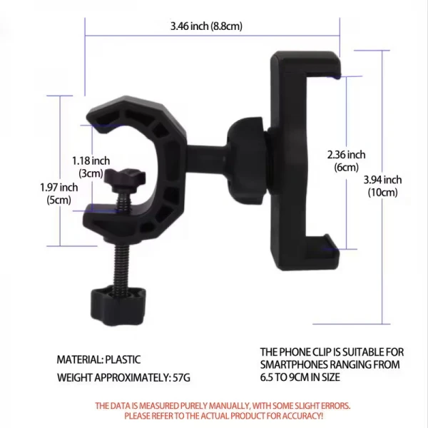 PhotoCame Βάση Στήριξης Τηλεφώνου σε Stand Μικροφώνου Τρίποδα