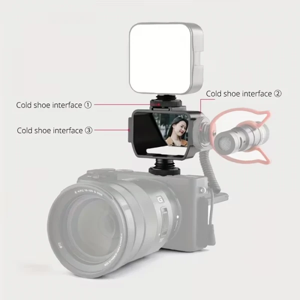 PhotoCame Ανακλινόμενος Καθρέφτης Viewfinder για Mirrorless DSLR Κάμερες