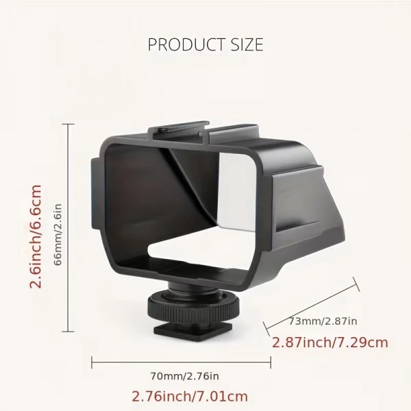 PhotoCame Ανακλινόμενος Καθρέφτης Viewfinder για Mirrorless DSLR Κάμερες