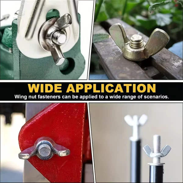 1000 Τεμ. Παξιμάδι Πεταλούδα σε Κουτί DIN315 M3 M4 M5 M6 M8 M10