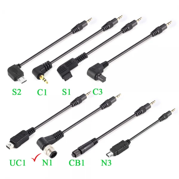 N1 Universal Wireless Timer Shutter Remote corde Cable Nikon
