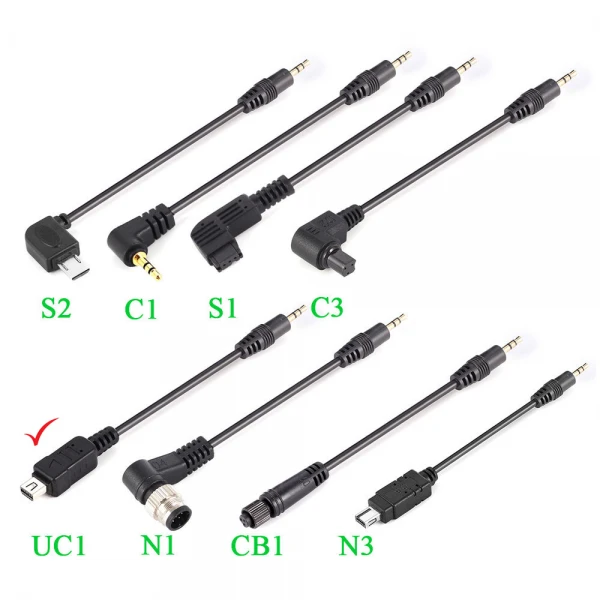 UC1 Universal Wireless Timer Shutter Remote corde Cable Olympus
