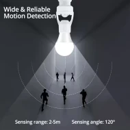 Αισθητήρας Κίνησης Λαμπών E27 με Κάλυψη 120°  κ Ρυθμίσεις