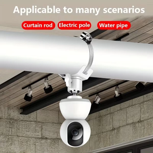 Βάση Στήριξης Κάμερας κ Led σε Κολόνα με Κεφαλή 1/4