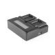 Σετ Διπλού φορτιστή με οθόνη (AC/DC/USB ports) με 2 Decoding μπαταρίες 7800mAh NP-F970