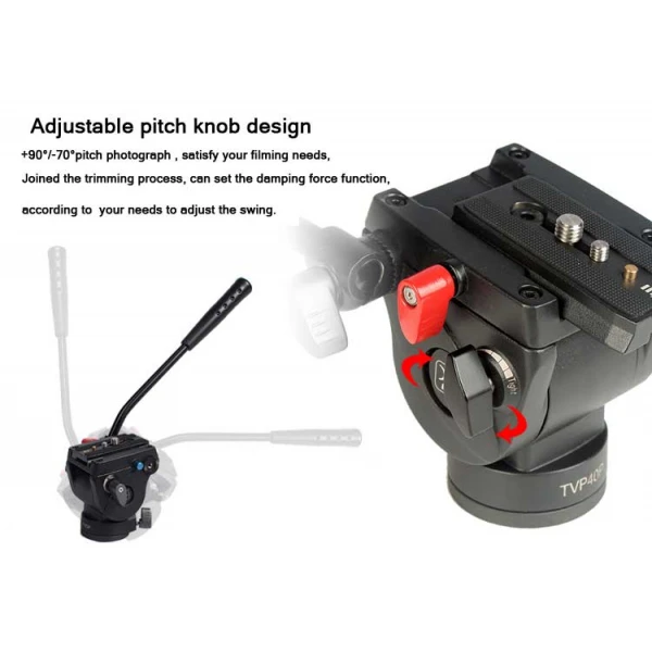 Custom τρίποδας Diat AS40 Kit 1,8m με υδραυλική κεφαλή TVP40 Custom τρίποδας Diat AS40 Kit 1,8m με υδραυλική κεφαλή TVP40