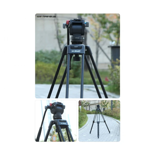 Custom τρίποδας Diat AS40 Kit 1,8m με υδραυλική κεφαλή TVP40 Custom τρίποδας Diat AS40 Kit 1,8m με υδραυλική κεφαλή TVP40