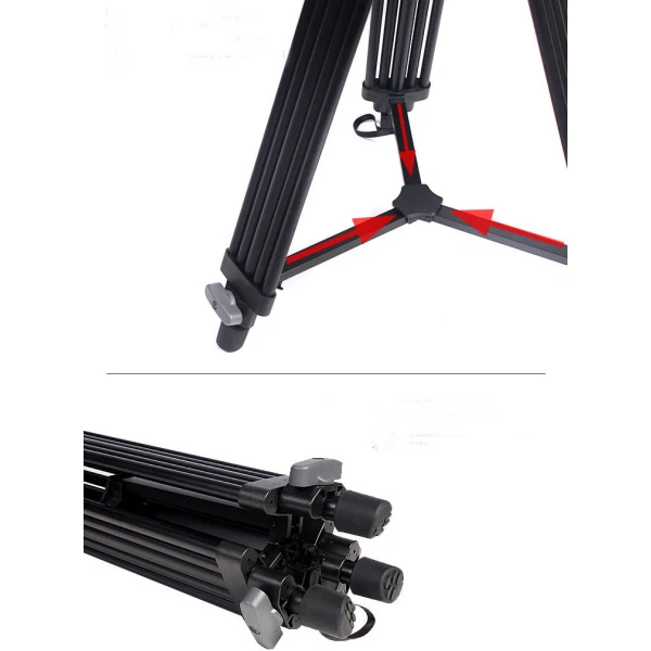 Custom τρίποδας Diat AS40 Kit 1,8m με υδραυλική κεφαλή TVP40 Custom τρίποδας Diat AS40 Kit 1,8m με υδραυλική κεφαλή TVP40