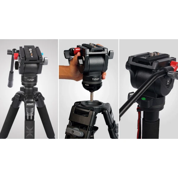 Custom τρίποδας Diat AS40 Kit 1,8m με υδραυλική κεφαλή TVP40 Custom τρίποδας Diat AS40 Kit 1,8m με υδραυλική κεφαλή TVP40