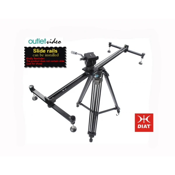 Τρίποδας Diat DT650 kit για βιντεοκάμερες & DSLR (Έως 5 κιλά) Τρίποδας Diat DT650 kit για βιντεοκάμερες & DSLR (Έως 5 κιλά)