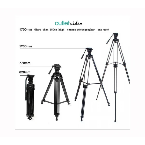 Τρίποδας Diat DT650 kit για βιντεοκάμερες & DSLR (Έως 5 κιλά) Τρίποδας Diat DT650 kit για βιντεοκάμερες & DSLR (Έως 5 κιλά)