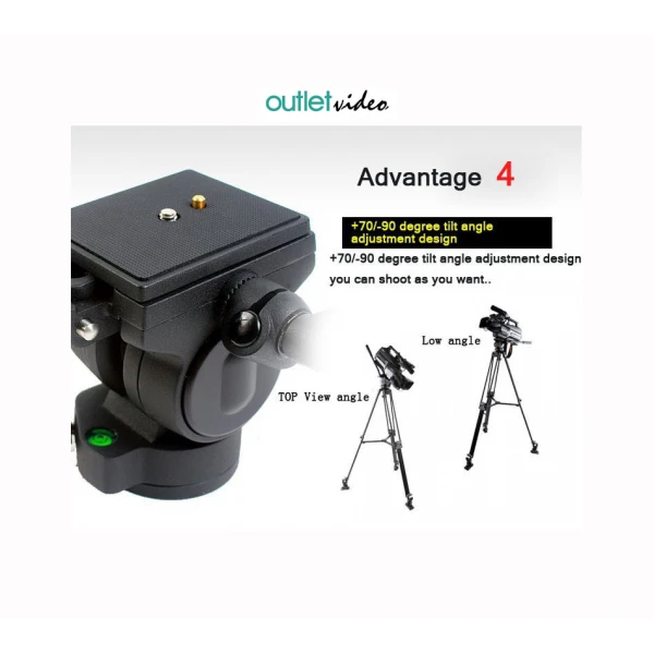 Τρίποδας Diat DT650 kit για βιντεοκάμερες & DSLR (Έως 5 κιλά) Τρίποδας Diat DT650 kit για βιντεοκάμερες & DSLR (Έως 5 κιλά)