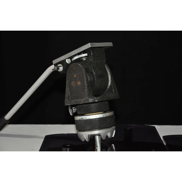 Vintage MILLER Television Studio Tripod Pedestal Havy Head