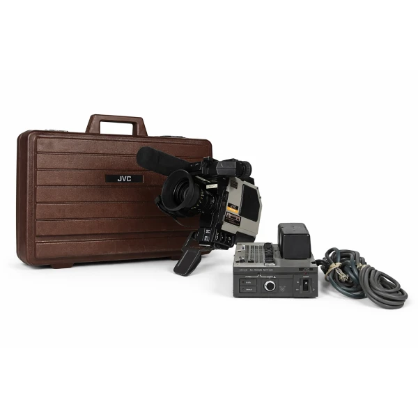 Working Vintage JVC BY-110 3-tube camera 1985 Full Kit