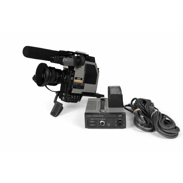 Working Vintage JVC BY-110 3-tube camera 1985 Full Kit