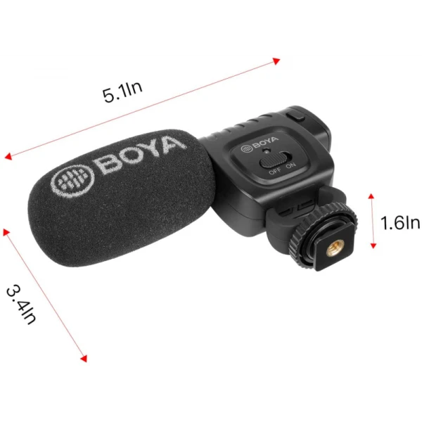 BOYA BY-BM3011 κατευθυντικό πυκνωτικό μικρόφωνο BOYA BY-BM3011 κατευθυντικό πυκνωτικό μικρόφωνο